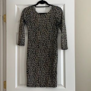 Sparkly, fitted cocktail dress